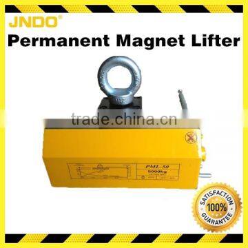 Powerful 5000kg permanent magnet lifter with high safety factor