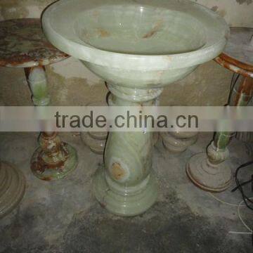 Natural Color ONYX PEDESTALS SINKS BASINS COLLECTION photo-3