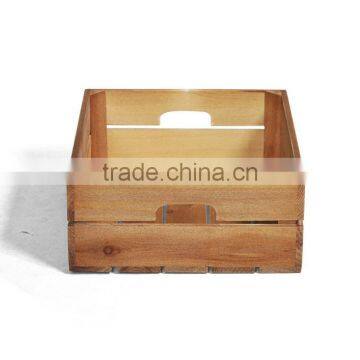 2016 Hot Sale Wholesale Factory Price Natural Wood Box Fruit Crate Wooden Vegetable Crates / Storage photo-5