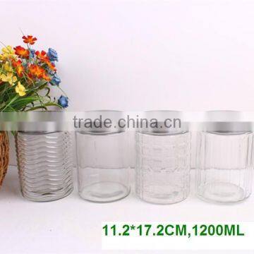Wholesale Glass Jar With Stainess Steel Cover photo-3