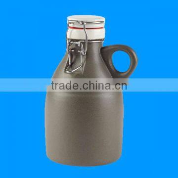 Popular 64oz Swing Top Caps wholesale ceramic Beer growler