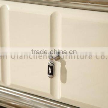 Dining Room White TV Stand Marble Top photo-5