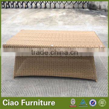 Rattan coffee table bases for glass tops