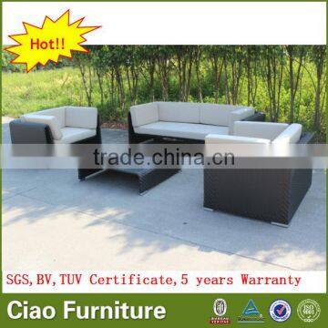 2017 Outdoor furniture big size lesure garden sofa set