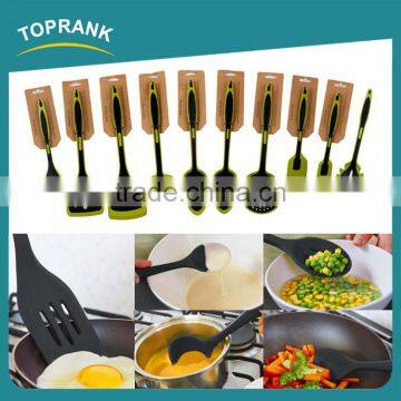 LFGB FDA approved 10pcs silicone kitchen utensil set different types heat resistant non-stick kitchen cooking gadget set