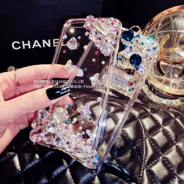 Silicone Cell Phone Case Diamond Mobile Phone Cases for IPhone7/7Plus/6/6s/6plus/6splus Tpu Case Soft Back Cover Housing photo-2