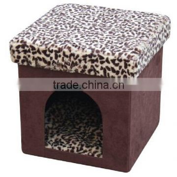 2016 Hot Sale Non Woven Fabric Tigrina Folded Stool Doghouse