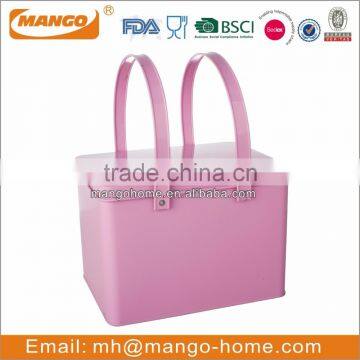 Black Tools Foldable Handle Metal Storage Basket photo-4