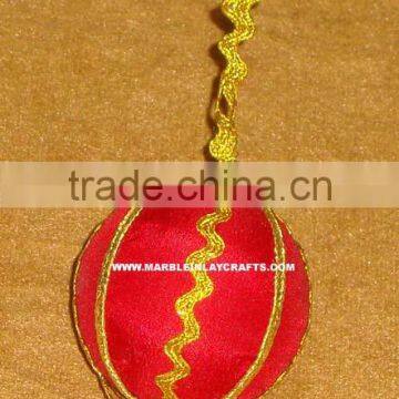 Zari Embroidery Christmas Hanging Ornament