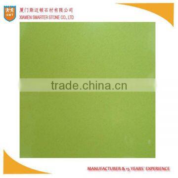 Green Artificial Quartz Slab for Countertop