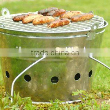 High Quality Colorful Camping Bucket BBQ Grills