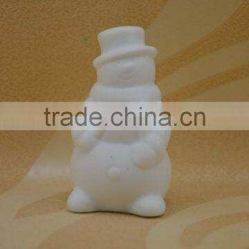 High White Ceramic Salt and Pepper Shaker With Christmas Decoation Porcelain photo-3