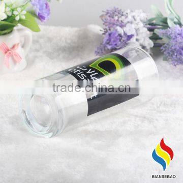 Custom Logo Printed Clear Cheap Drinking Glass Cup, Ice Cream Glass Cup photo-5