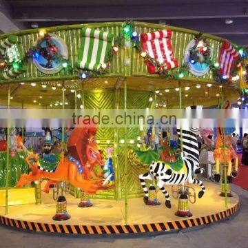 Fairground Games Outdoor Amusement Ride Equipment 18 Seats Small Carousel LT-7016 photo-2