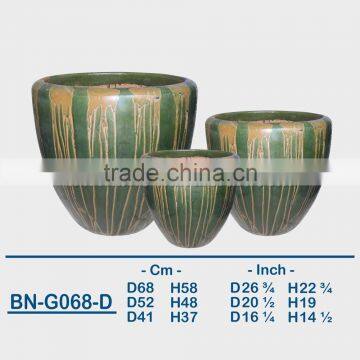 GLAZED CERAMIC OUTDOOR POT BN-G068 photo-4