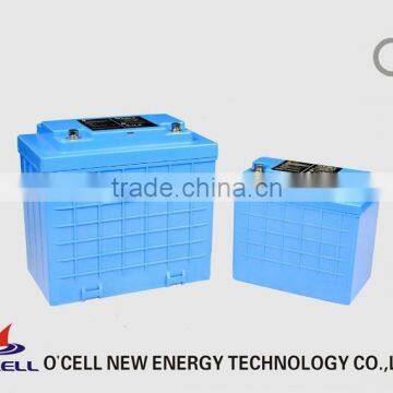 2016 Hot OCELL Lithium Deep Cycle Battery 12V40Ah LiFePO4 Battery Pack for Portable Power photo-2