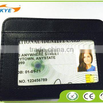 PU RFID Protector Credit cards IDs cash Wallet Security Wallet