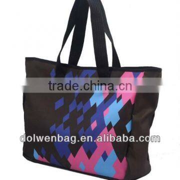 2014 high quality shopping bag for women with polyester