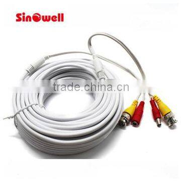 CCTV Cable18m White Color BNC DC Video Power photo-3