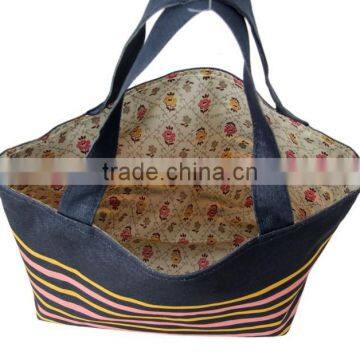 Wholesale Modern 600D Polyester Double Layer Fashion Shopping Handbag,women Shopping Tote Bag photo-6