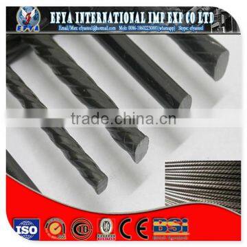 PC steel wire 3.0-10.0mm surface smooth and sprial rib astm a416