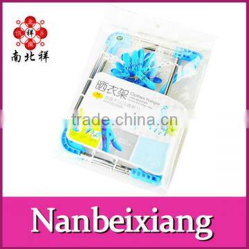 24 Pegs Stainless Steel Collapsible Plastic Clothes Peg Hanger photo-2