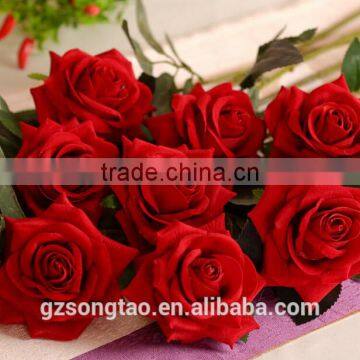 Hot Sale in China Artificial Flower Decor Wedding Artificial Chinese Rose Flower Fake Decoration Flower Decoration photo-4
