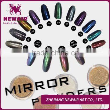 Mirror effect pigment nail chrome pigment powder manufacture mirror chrome powder