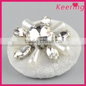 wholesale decorative rhinestone buttons accessory button for clothing WBKA-296