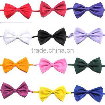 Satin fabric adjustable bow tie ribbon