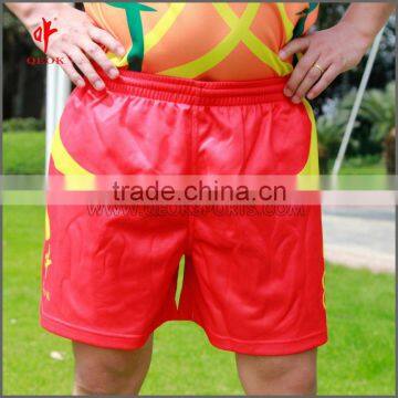 Specialty red color football Rugby shorts