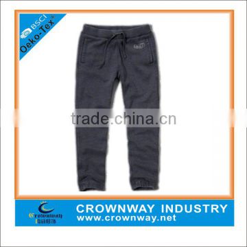 Custom 100% Cotton Mens Sweatpants With Soft Wash Finish