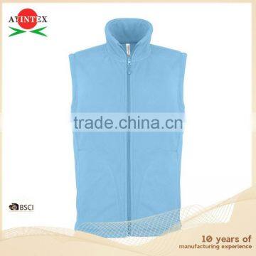Manufacturer Men's polar fleece sleeveless vest
