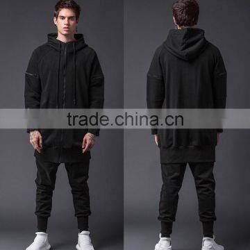 2017 NEW Style Top Trend Long Line Hoodie Fashion Sweatershirt photo-3