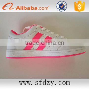 Cheaper PU Leather Casual Shoes Women Walking Sport Shoes From China Shoe Factory photo-3