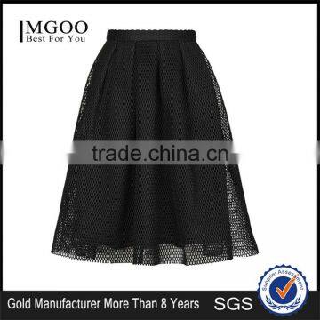 High Quality Airtex Midi Skirts 2016 Summer Fashion Skirts Women Office Wear A Line Skirts
