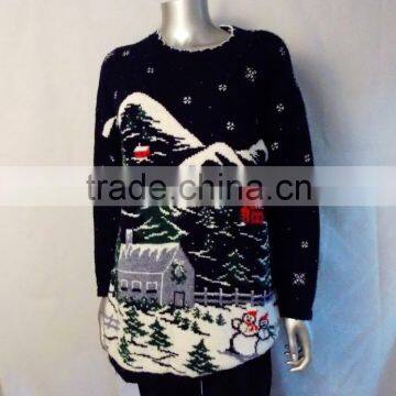 Ueknix Snitted Christmas Sweaters Ugly Sweaters Pullover Christmas Jumper photo-3