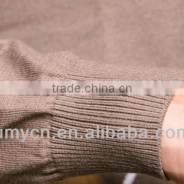 Men's Ribbed Embroidery Applique Diamond Jacquard Design Pullover Sweater photo-4