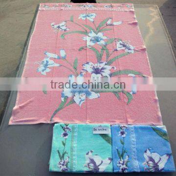 Wholesale printed towelling coverlet stock