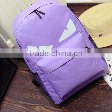 Contemporary Cheapest Durable Traveling Canvas Cute Monster Backpack photo-5