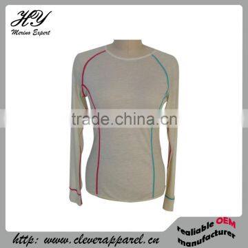 Long Sleeve Base Layer Women Wool Merino Jersey Sportswear photo-5