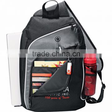 Vortex 15" Computer Sling Backpack - Shoulder Strap Adjusts to Cross at Right or Left and Comes With Your Logo photo-4