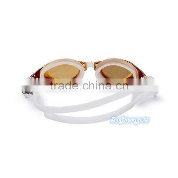 Comfortable Reflective Tinted Lens Swim Glasses~Swim Goggles UV Anti Fog Polarized Mirrored Eyewear~Accept Custom photo-5