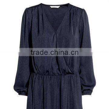 Custom Summer Fashion Elastic Satin Adult Breastfeeding Nursing Dress photo-2