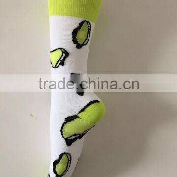 Amazon Hot Sale Young Girl Custom LOGO Crew Fashion Colored Women Dress Tube Cotton Socks photo-4