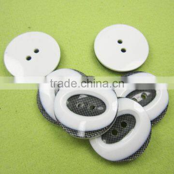 SGS Certified Wholesale Newest Fashion 2 Hole Black and White Button,doll Fish Eye Button photo-2