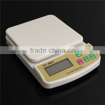 2016 Wholsesale 1PCS SF-400A Digital Scale For Household Use 10kg/1g Electronic Kitchen Scale Weighing Scale With Backlight photo-2