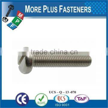 Made in Taiwan DIN 85 ISO 1580 Slotted Pan Head Machine Screw DIN 85 photo-5
