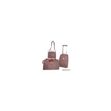 Sell 3pc PVC Suede Bag Set