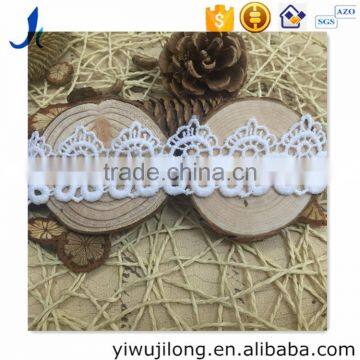 Water soluble barcodes lace trim